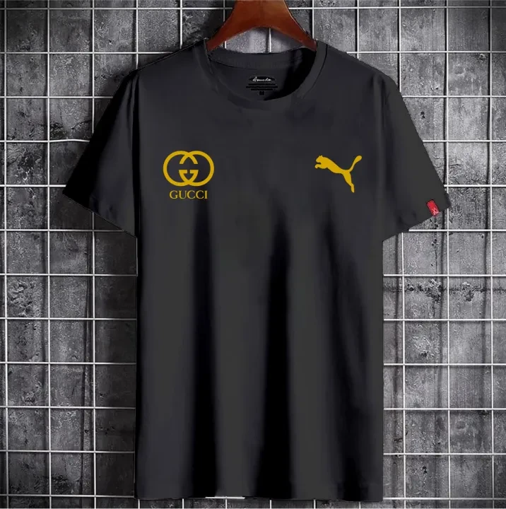 Premium Stylish Half Sleeve T-Shirt for Men – Casual Comfortable Exclusive New Design Cotton Tee