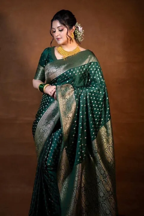 Eid Special Porimoni Katan Saree with Blouse Piece – Premium Soft Silk Katan Sharee for Women | Festive & Party Wear