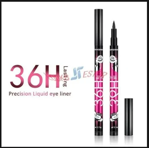 36H Long Lasting Black Eyeliner for Women – Waterproof Smudge Proof 1Pc