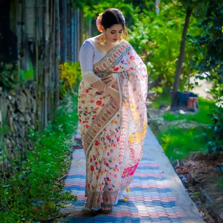 Tangail Tat Afsan Print Cotton Saree – Trendy & Comfortable
