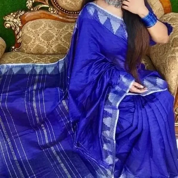 Blue Jhum Tower Tangail Saree – International Bazzar BD